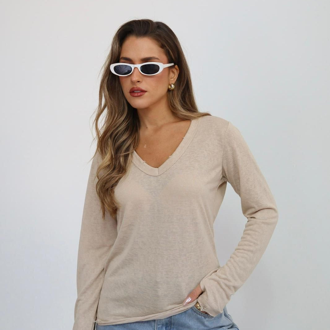 חולצה | בייסיק פשתן ווי