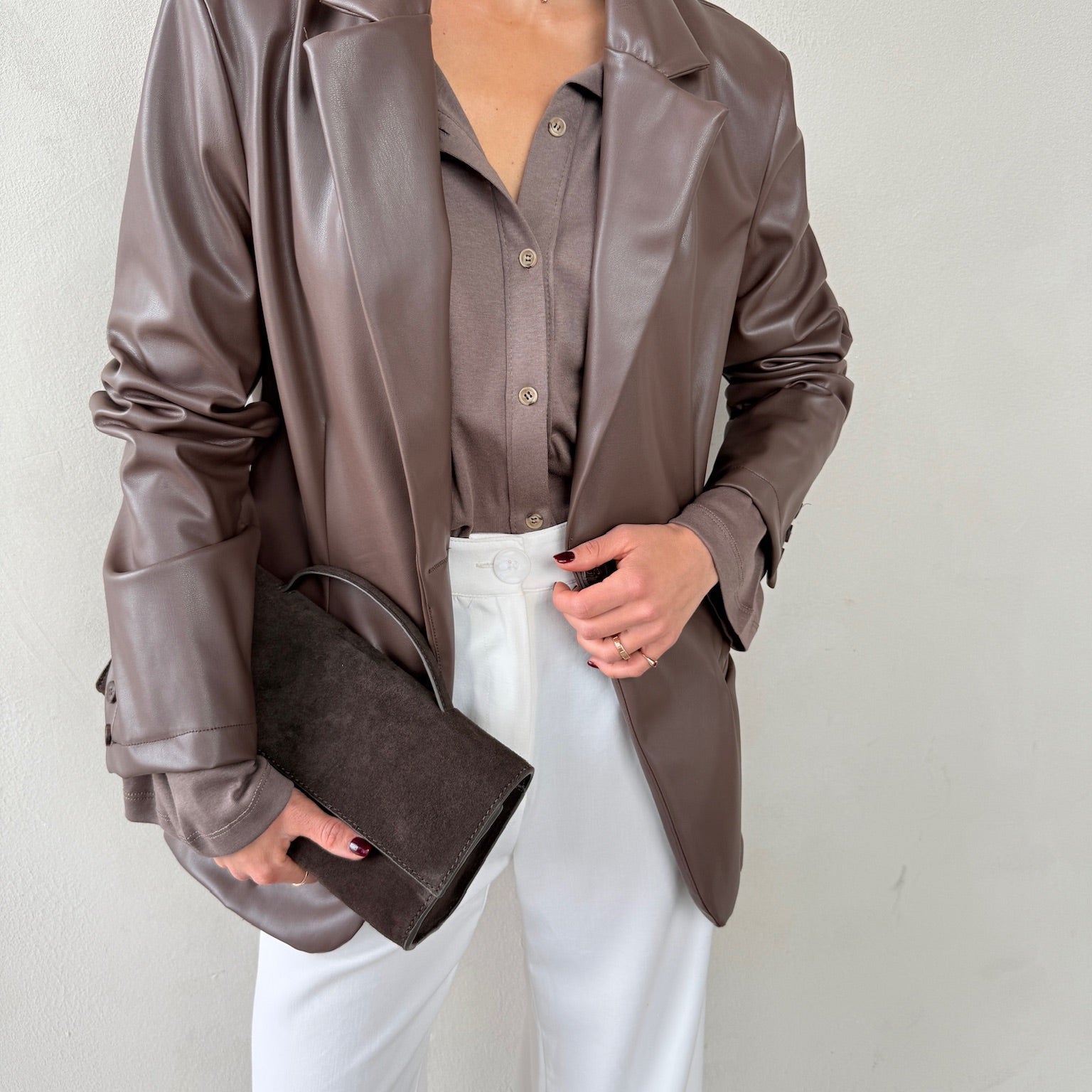 בלייזר | סילבה דמוי עור